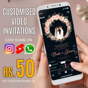 Engagement Video Invitation Customised - Design for you